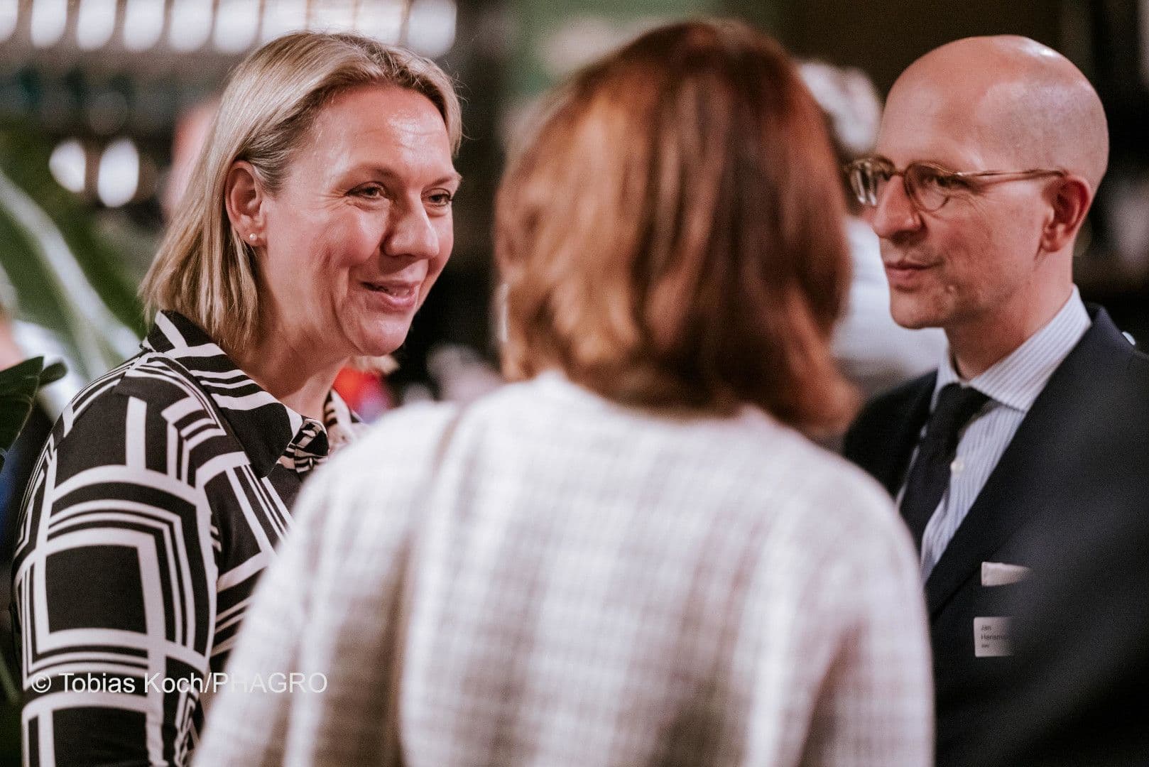 Anja Klauke (BPI) und Jan Hensmann (BMG)