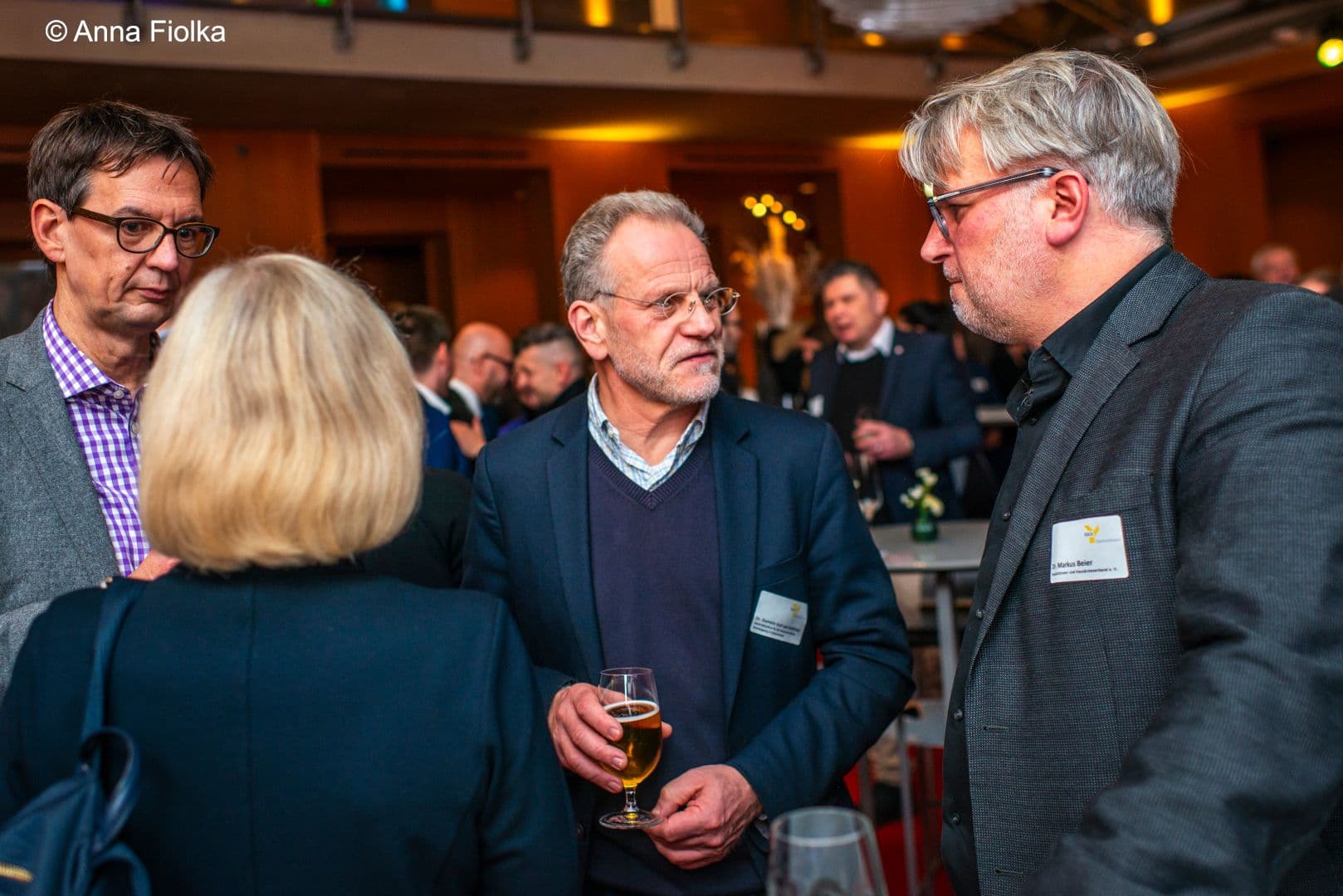 Chefs von Ärzte-Institutionen unter sich mit Tilo Radau (bvkj), Dominik von Stillfried (ZI), Markus Beier (Hausärztinnen- und Hausärzteverband( (v.l.n.r.)