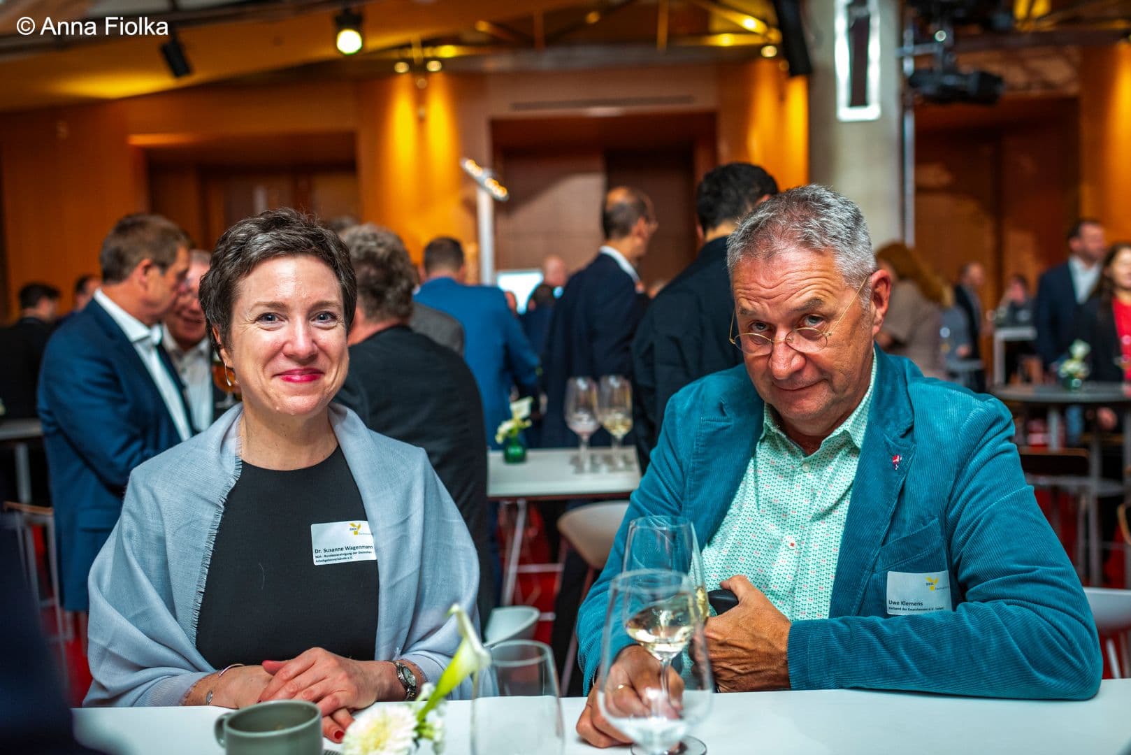 Die beiden Vorsitzenden des Verwaltungsrates des GKV-SV: Susanne Wagenmann (BDA) und Uwe Klemens (vdek)