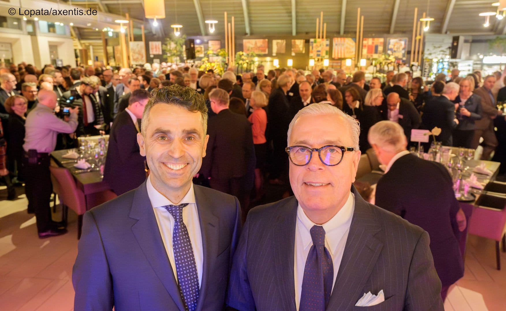 Neujahrsempfang der Ärzteschaft in diesem Jahr von Bundesärztekammer und Ärztekammer Berlin ausgetragen mit ihren Präsidenten Klaus Reinhardt (r.) und Peter Bobbert.