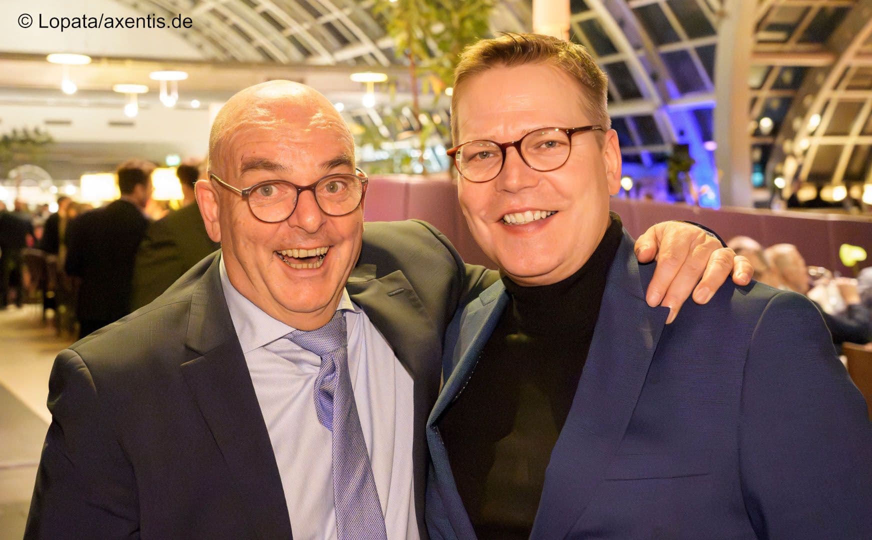 Super-Laune haben BMG-Staatssekretär Edgar Franke (l.) und Tino Sorge MdB (CDU)