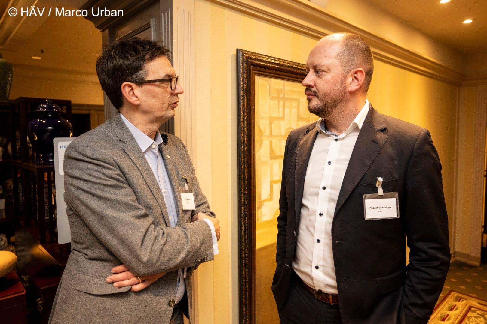Tilo Radau (BVKJ) (l.) und Robert Schneider (KBV)