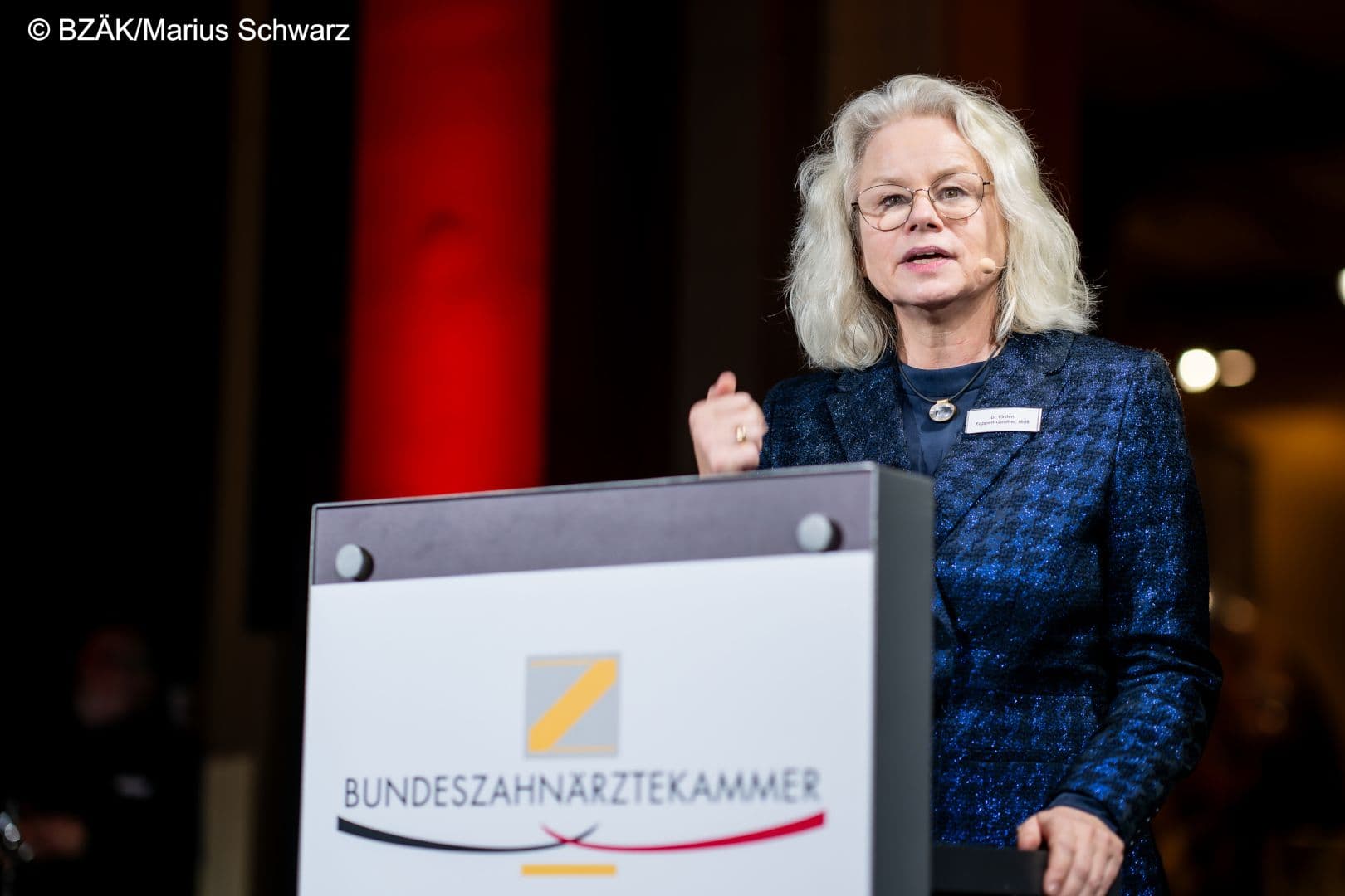 Kirsten Kappert-Gonther MdB (Grüne) lobt die Zahnärzteschaft.