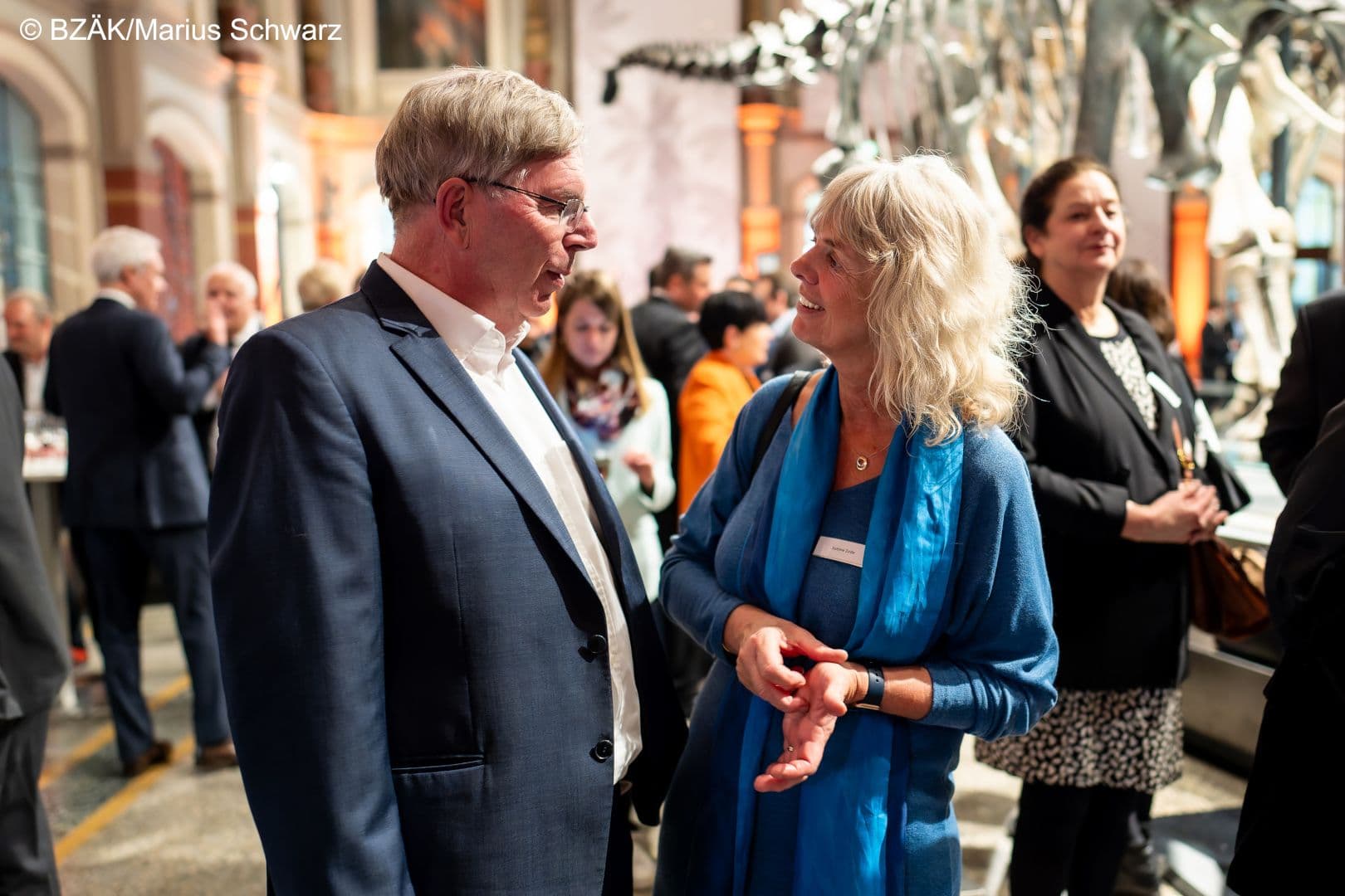 Kai Voss (Zahnärztekammer Schleswig-Holstein) mit Sabine Zude (VDDS)