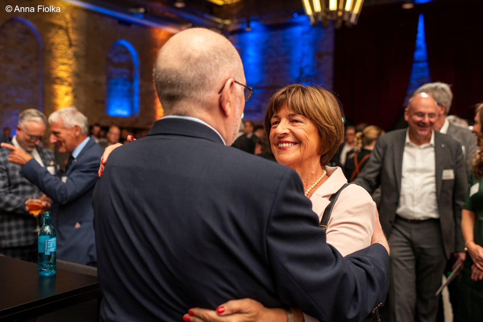 Ein schönes Wiedersehen von Ulla Schmidt, Ministerin a. D., mit Franz Knieps