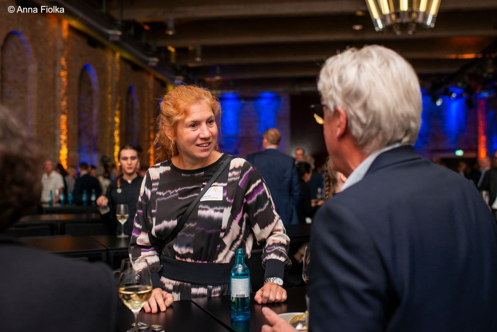 Johanna Sell (BMG) mit Lutz Stroppe (FGS Global)