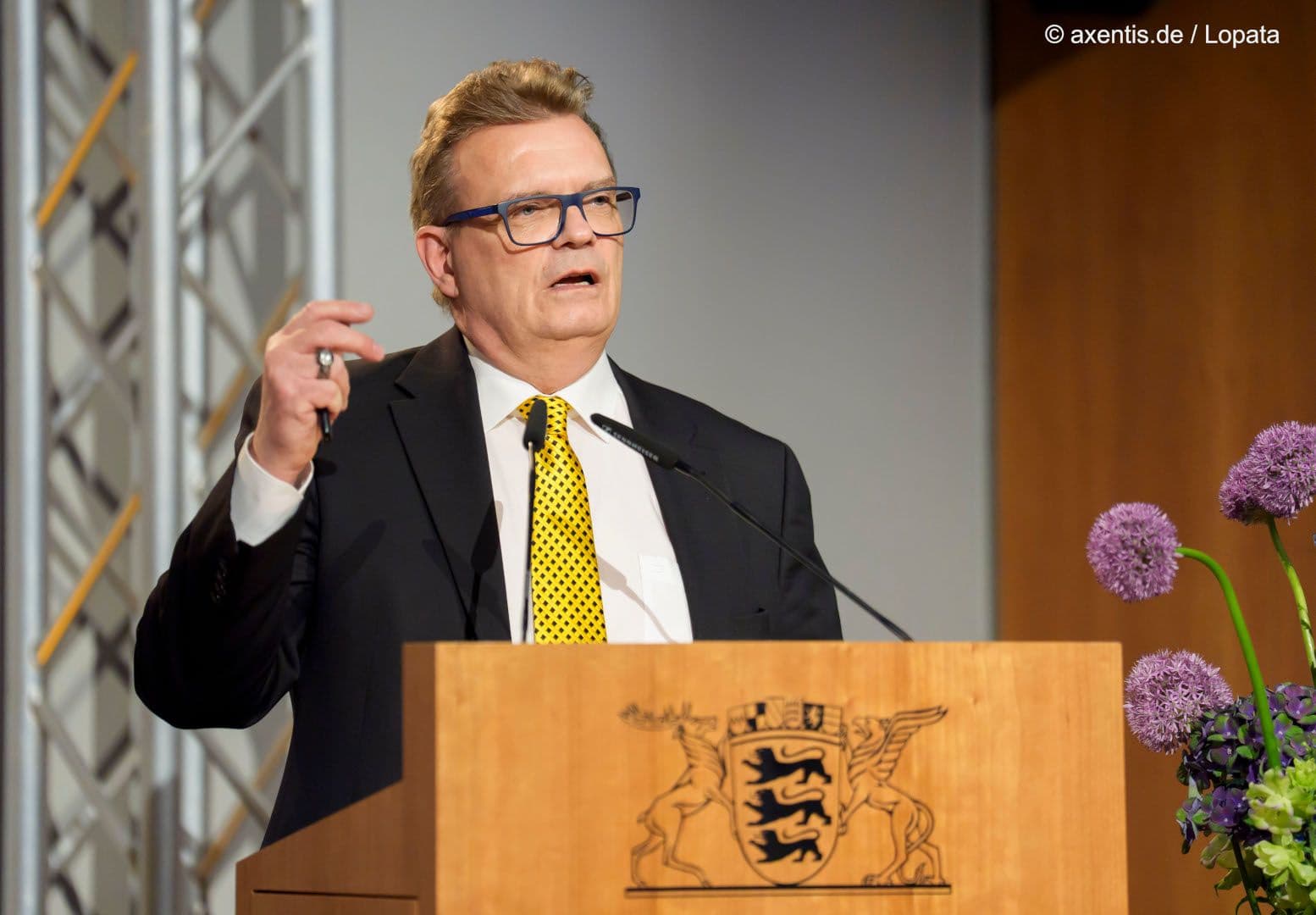 „Deutschland ist Weltmeister in der Mundgesundheit", verkündet BZÄK-Präsident, Christoph Benz in seiner Rede.