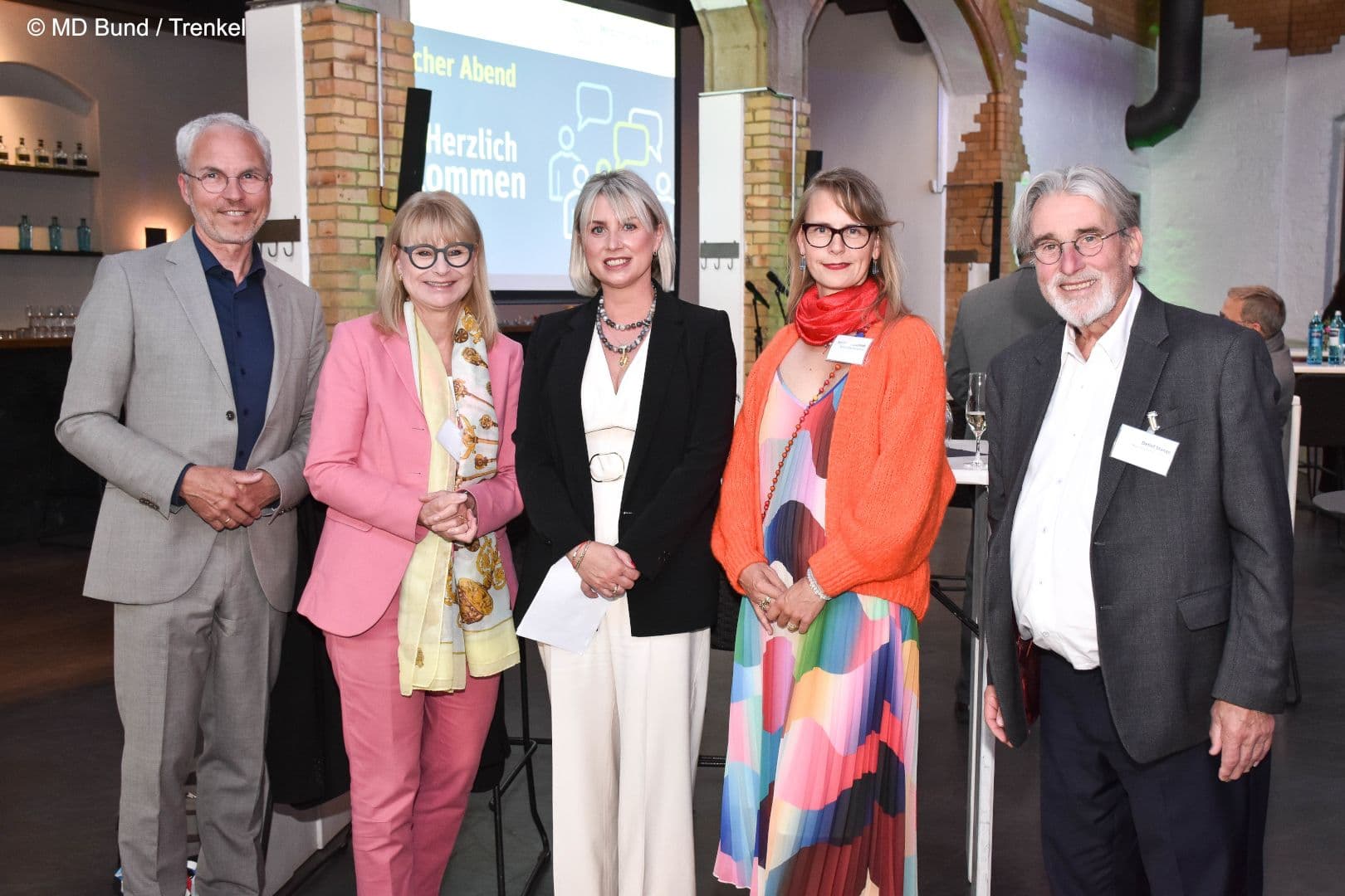Gruppenfoto mit Stefan Gronemeyer (MD Bund), Karin Maag (G-BA), Carola Engler, Sandra Goldschmidt und Detlef Stange (alle MD Bund) (v.l.n.r.)
