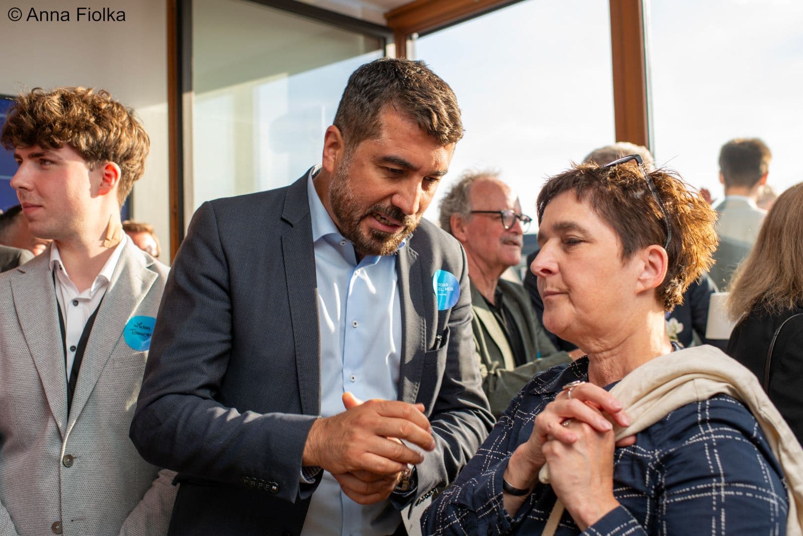Serdar Yüksel MdB (SPD) im Gespräch mit Barbara Steffens (TK)
