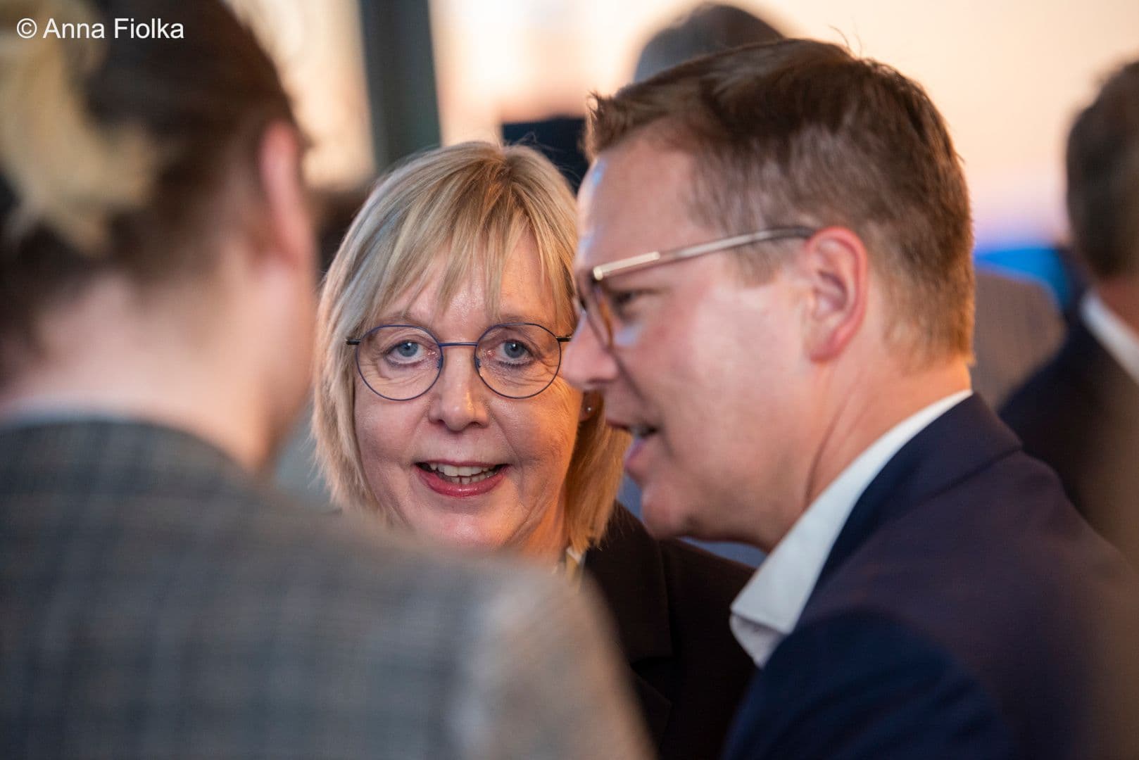 Ulrike Elsner (vdek) ist gut drauf.