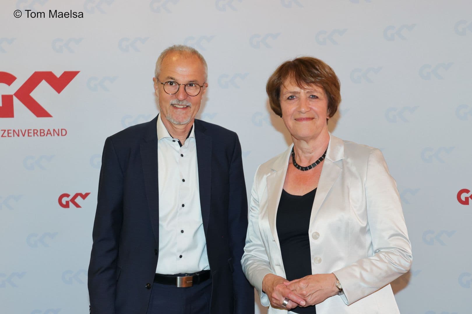 Zwei, die lange zusammengearbeitet haben: Michael Weller (BMG) und Doris Pfeiffer.
