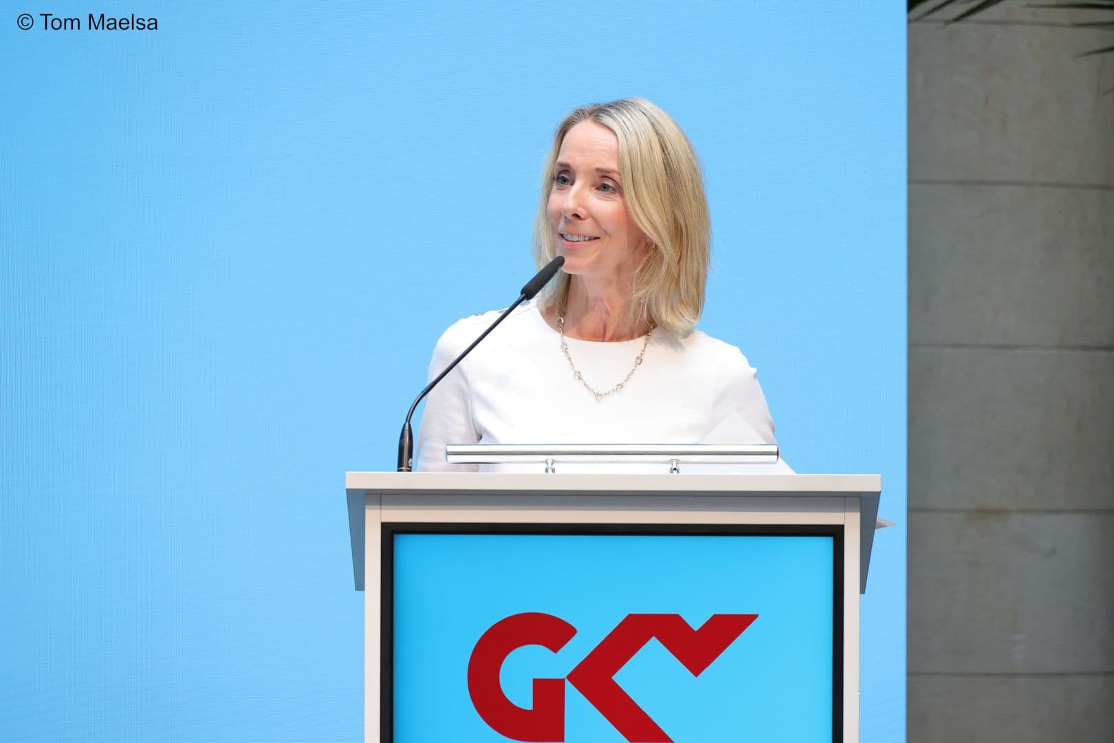 Für Stefanie Stoff-Ahnis, Vize-Vorständin des GKV-SV, ist Noch-Vorstandsvorsitzende Doris Pfeiffer die Grand Dame der GKV.