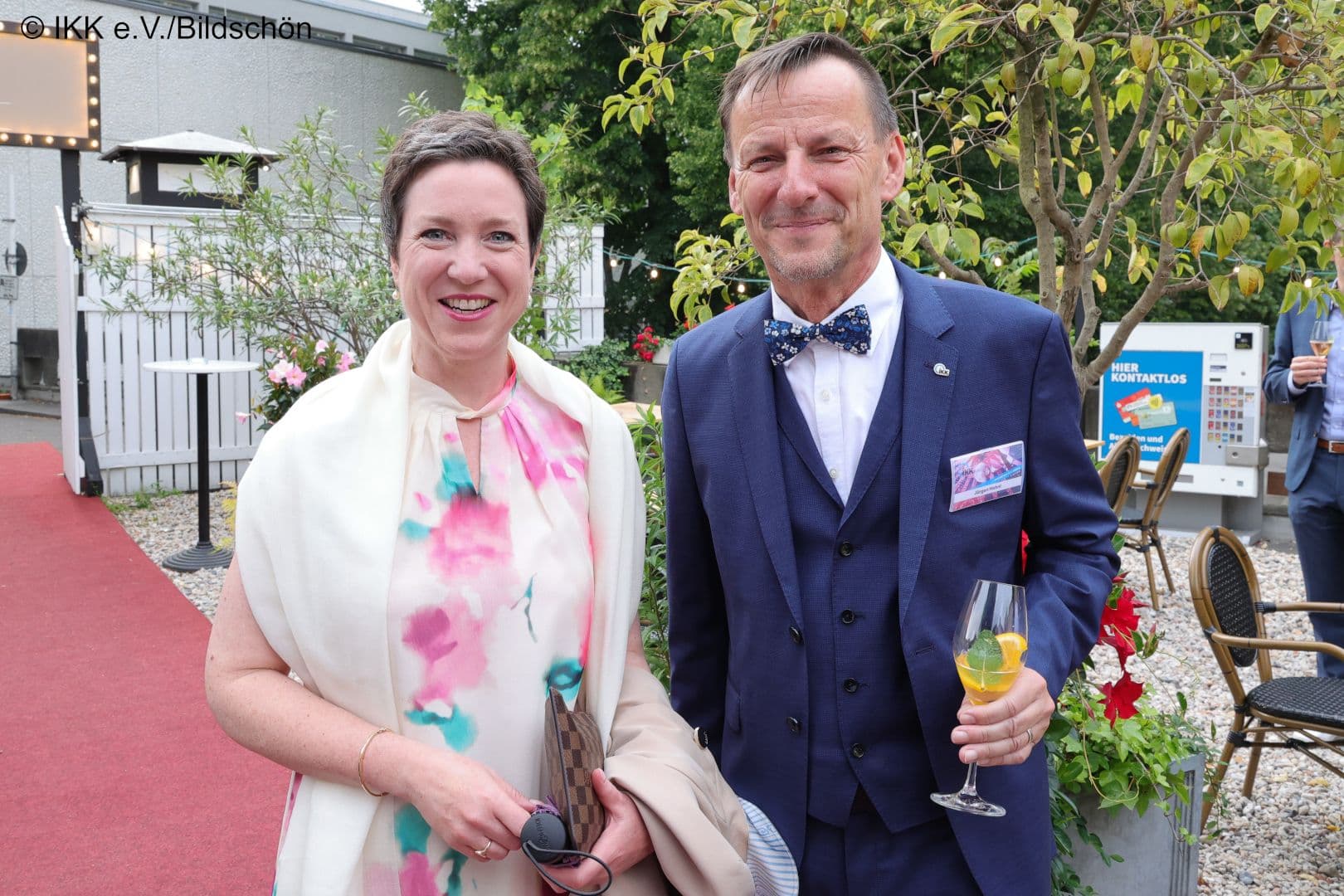 Susanne Wagenmann (GKV-Spitzenverband) mit Jürgen Hohnl (IKK e.V.)