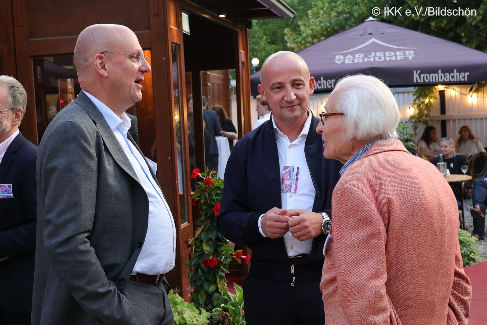 Jens Martin Hoyer (AOK-Bundesverband), Daniel Schilling (IKK Südwest), Dietrich F. Märtens (TK) (v.l.n.r.)