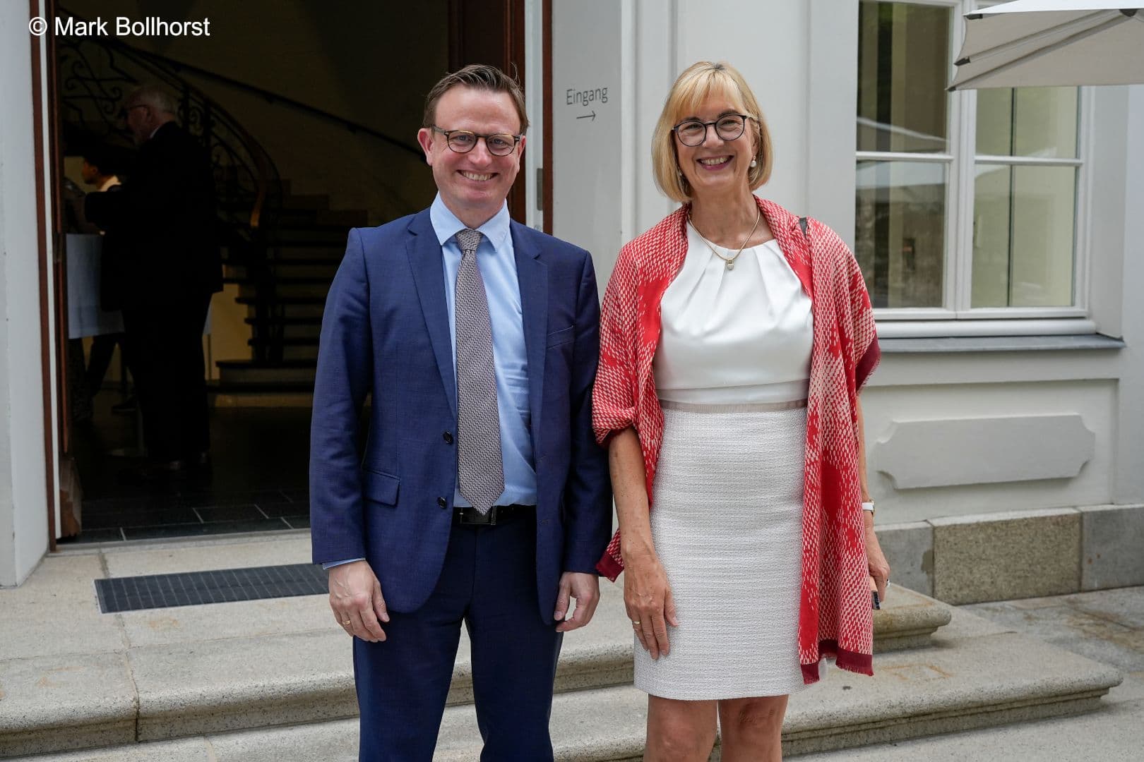 Hans Theiss MdB (CSU) mit Susanne Johna (Marburger Bund)