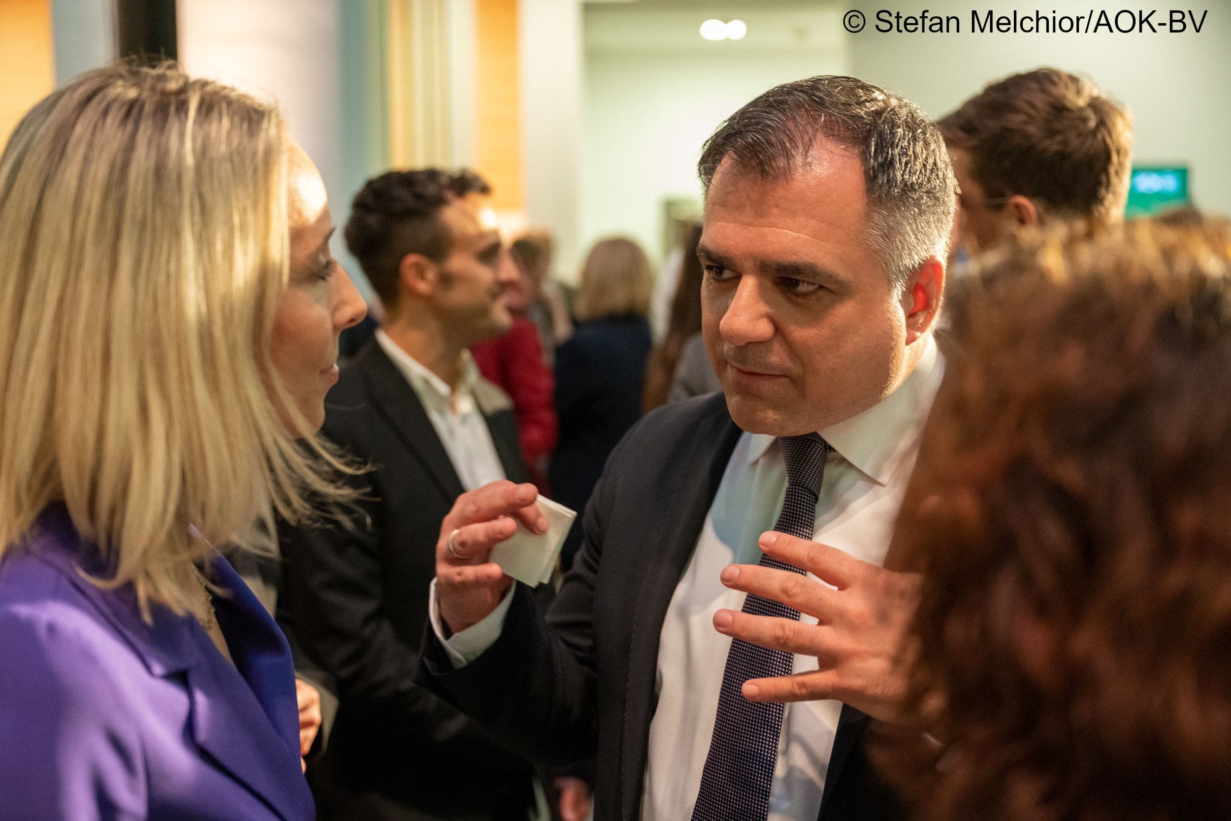 Stefanie Stoff-Ahnis (GKV-SV) mit Christos Pantazis MdB (SPD)