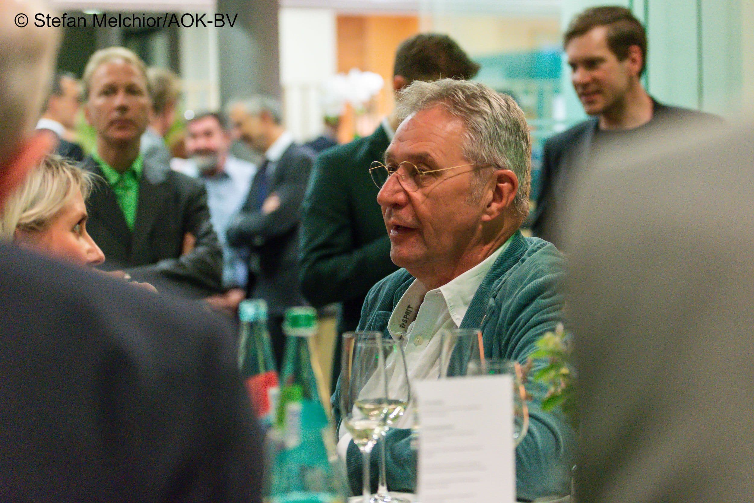 Uwe Klemens (GKV-SV) mit Carola Engler (MD Bund)