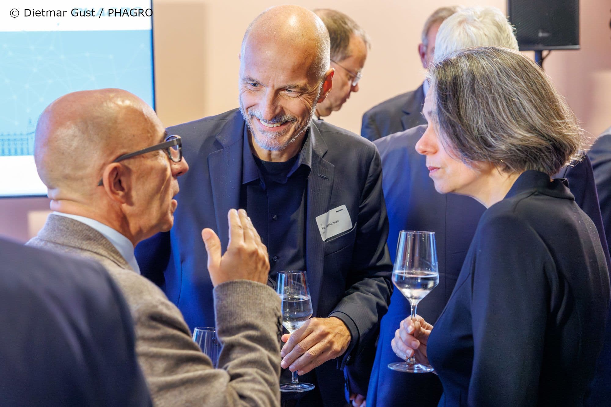 Kerem Inanc (PHAGRO), Kai Joachimsen (BPI) und Dorothée Bierbaum (Max Jenne) (v.l.n.r.)