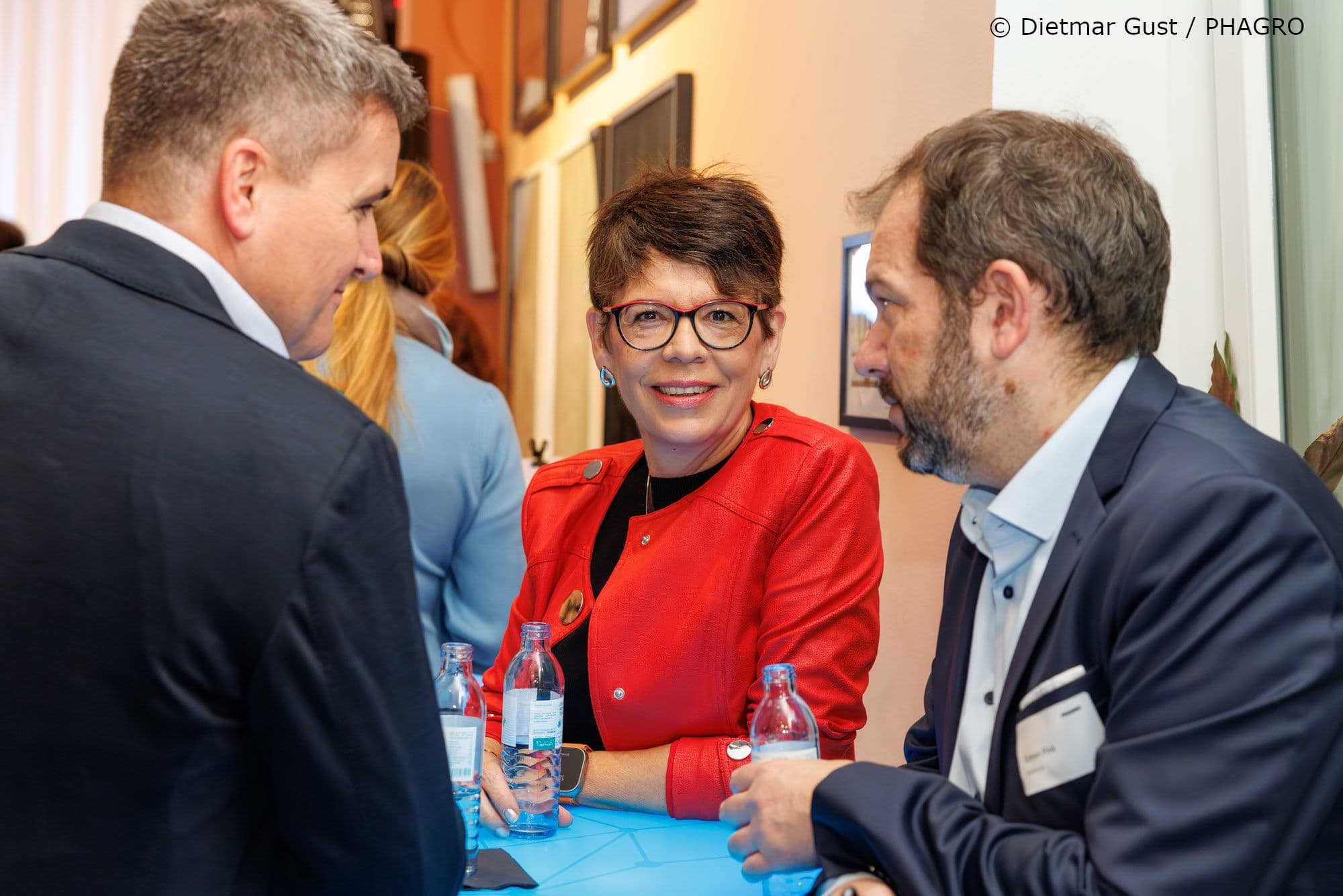 Patrick Neuss, Antje Saalfeld, Simon Pink (alle Sanacorp) (v.l.n.r.)
