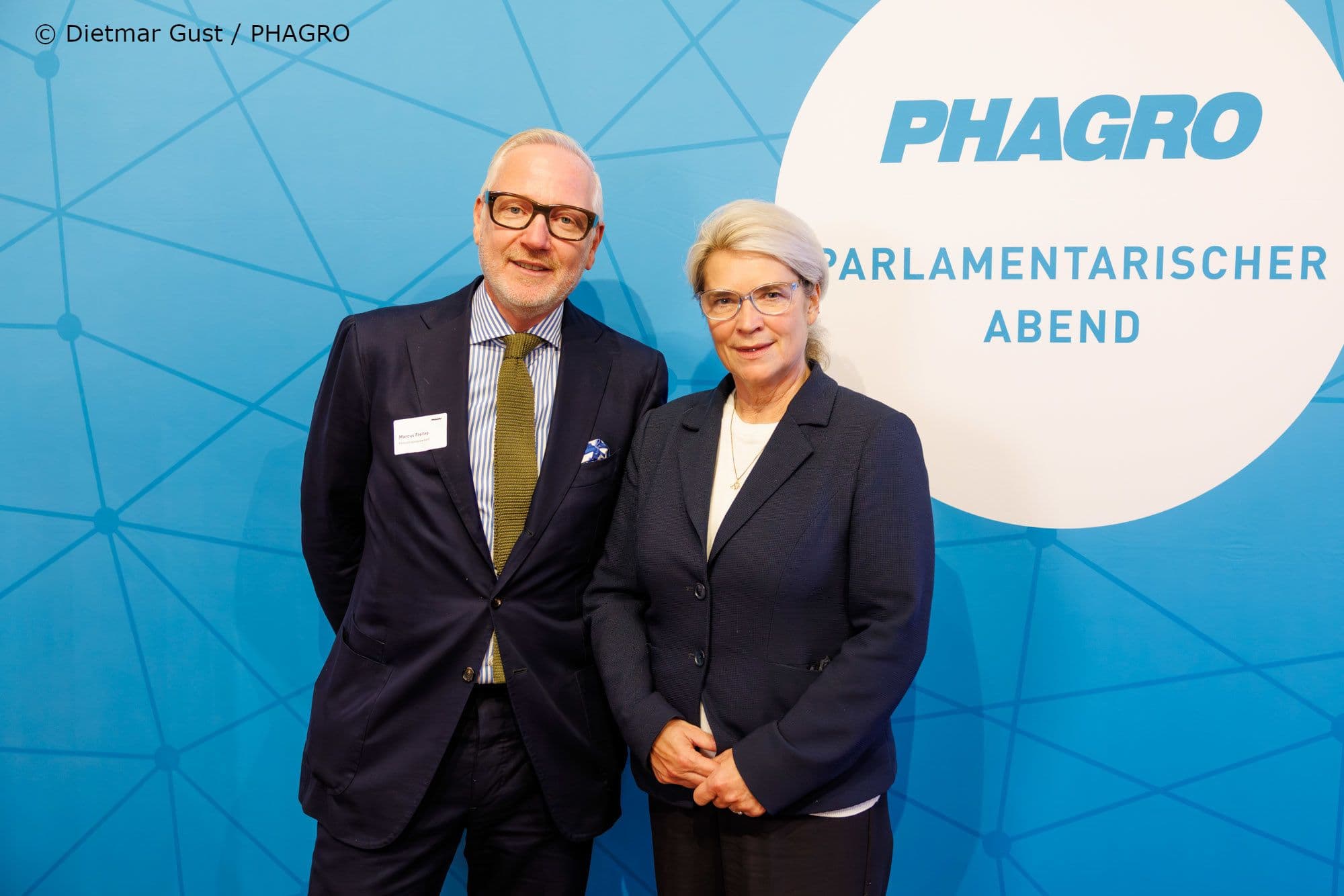 Marcus Freitag (PHAGRO) mit Simone Borchardt MdB (CDU)