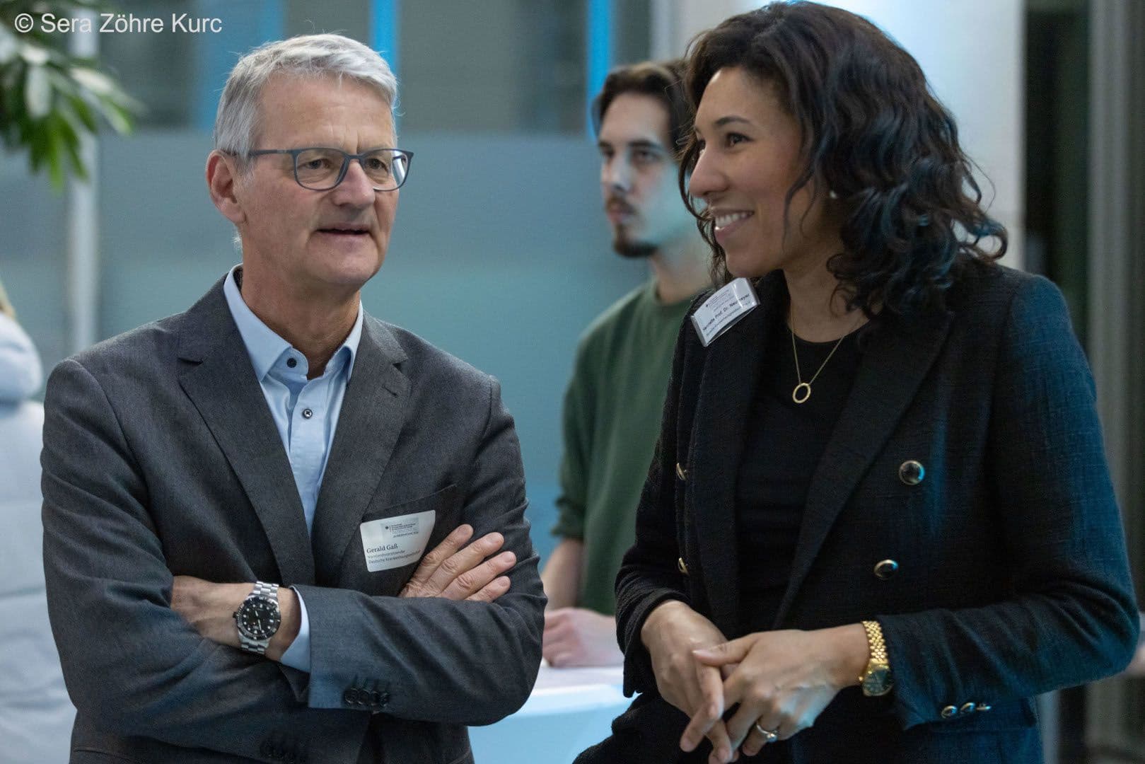 Gerald Gaß und Henriette Neumeyer (beide DKG)