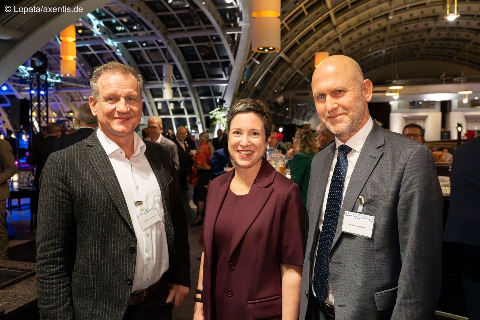 Bernhard van Treeck (G-BA), Susanne Wagenmann (GKV-SV), BAS-Präsident Markus Algermissen (v.l.n.r.)
