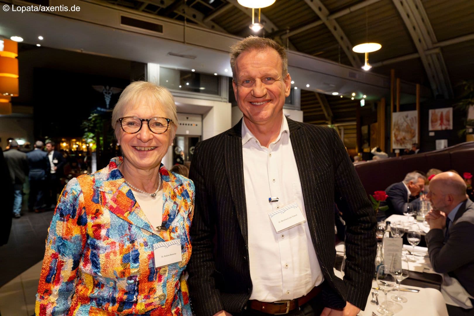 Andrea Benecke (BPtK), Bernhard van Treeck (G-BA)