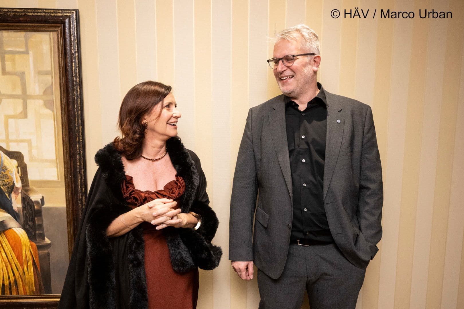 Bereit für den Neujahrsempfang des Hausärztinnen- und Hausärzteverbandes im Capital Club sind die Bundesvorsitzenden Nicola Buhlinger-Göpfarth und Markus Beier.