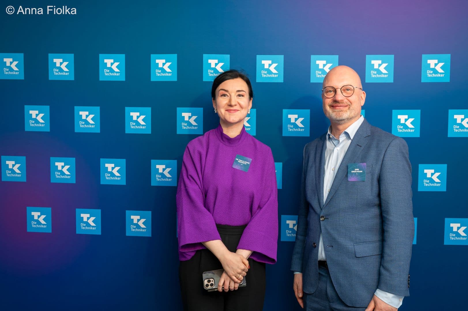 Paula Piechotta MdB (Grüne) und Dirk Engelmann (TK)