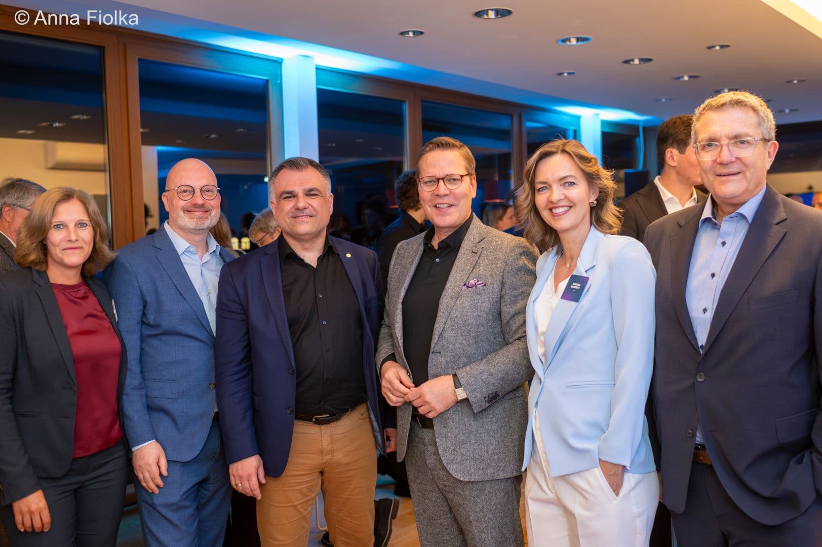Inga Laboga, Dirk Engelmann (beide TK), Christos Pantazis MdB (SPD), BMG-Staatssekretär Tino Sorge, Sandra Barnert, Thomas Ballast (beide TK) (v.l.n.r.)