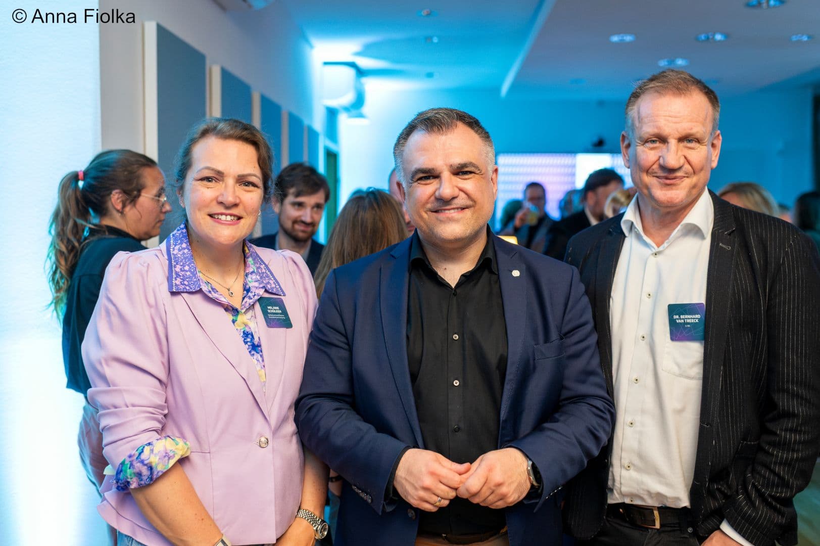 Melanie Schülken (SVDGV), Christos Pantazis MdB (SPD), Bernhard van Treeck (G-BA) (v.l.n.r.)