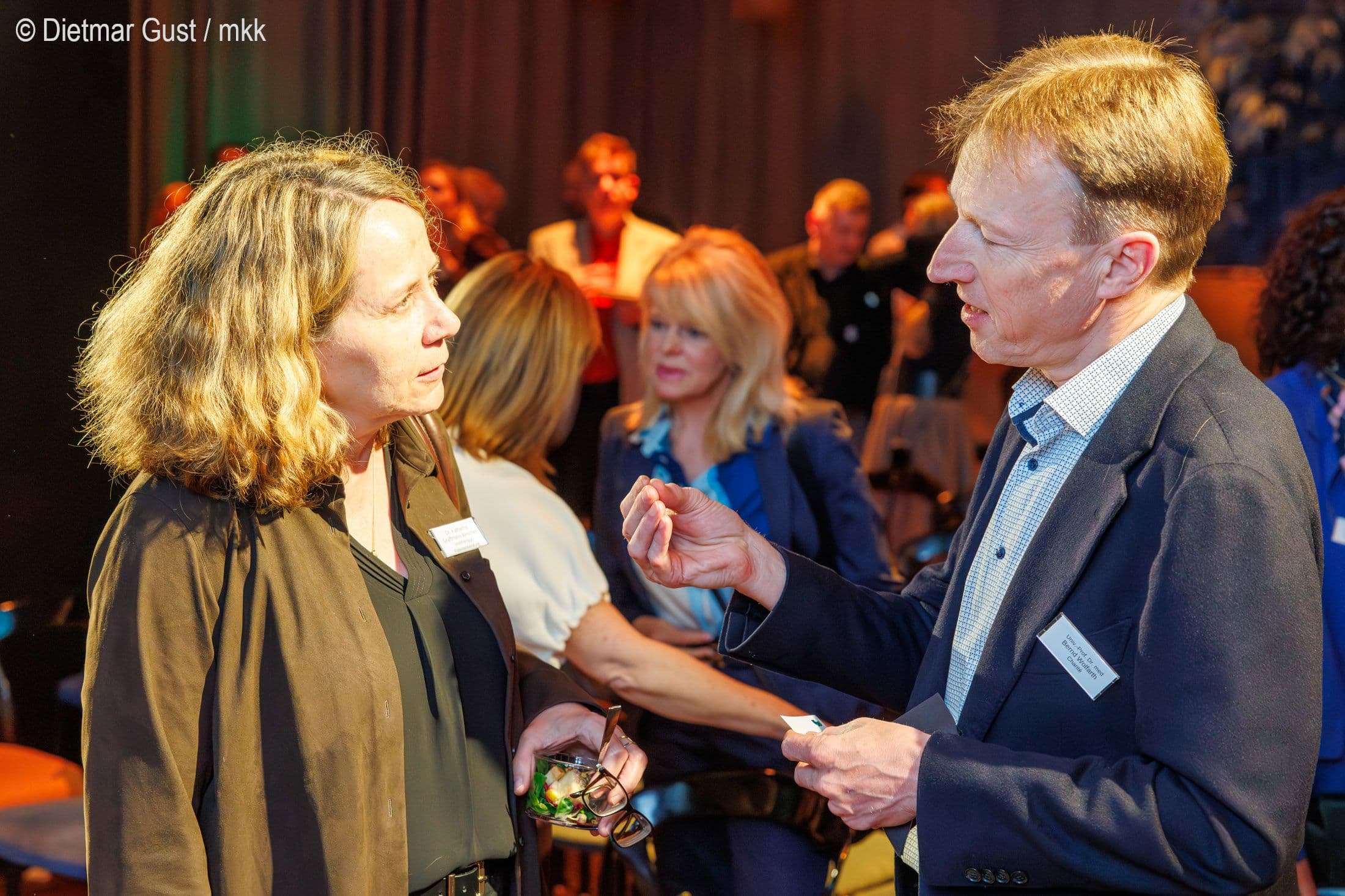 Katharina Graffmann-Weschke (Stiftung UPD) und Bernd Wohlfarth (Charité)