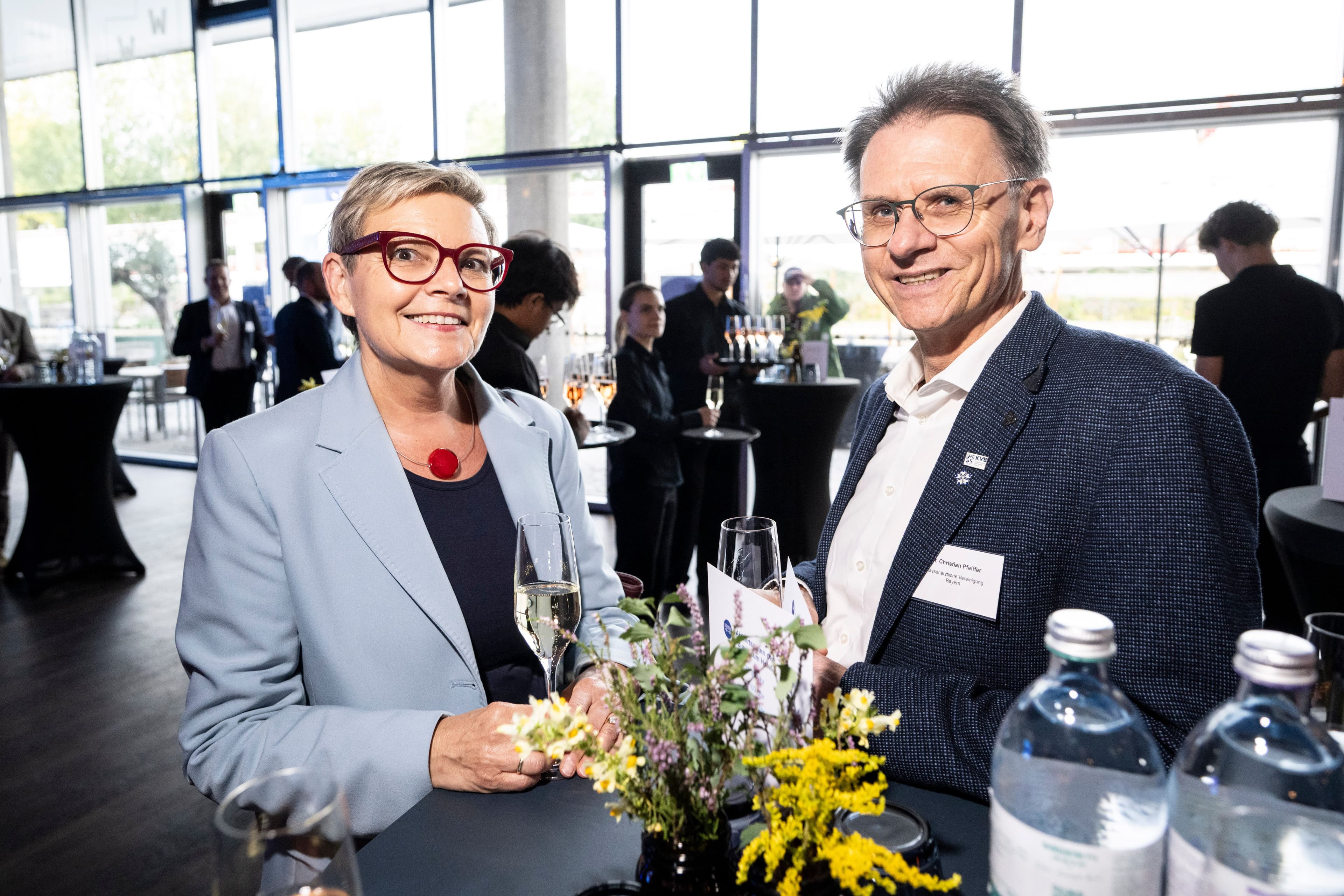 Sabine Dittmar MdB (SPD) mit Christian Pfeiffer (KV Bayerns)